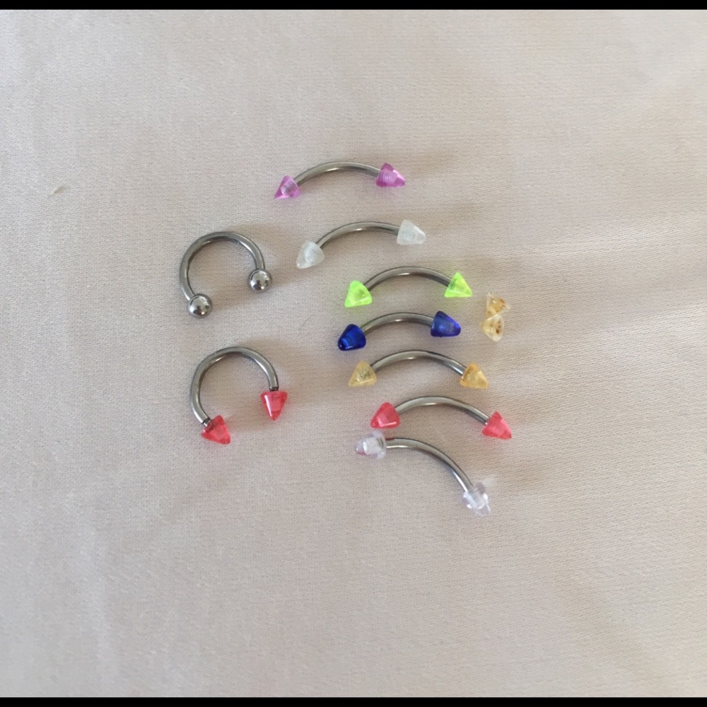 29 pc 16g body jewelry black light bundle